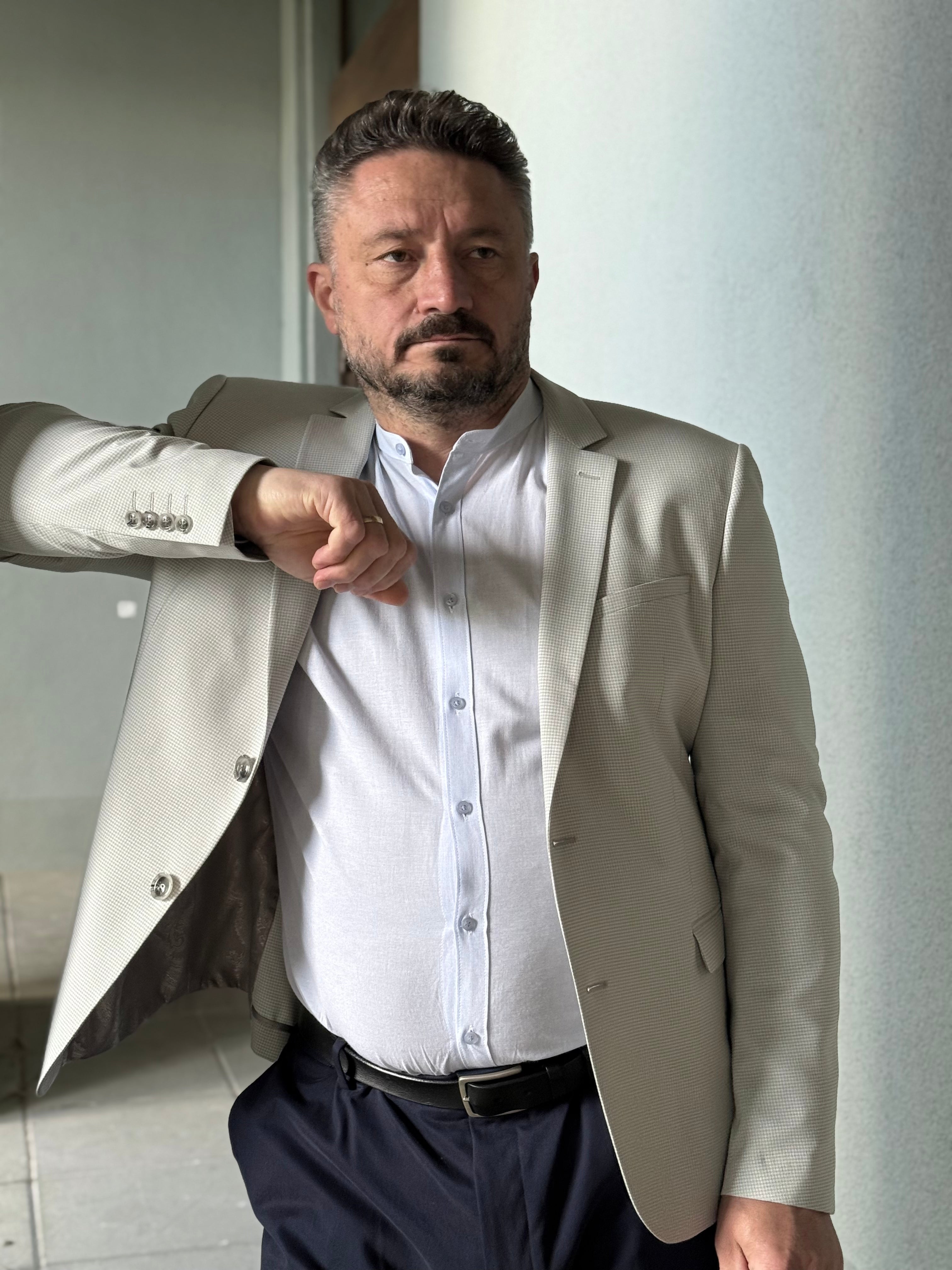 Lekka marynarka wełniana